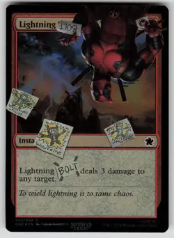 Lightning Bolt (042) Foil Common Secret Lair Drop Series 42 MTG Near Mint - Image 1