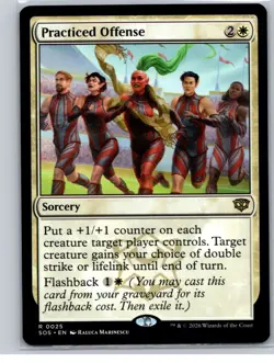 MTG - Secrets of Strixhaven #25 Practiced Offense - Rare - Image 1