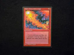 MTG 1x Revised red common HP French FBB Red Elemental Blast - inked - Image 1