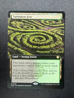 Turbulent Fen EXTENDED - Secrets of Strixhaven Commander (Magic) NM - Image 1