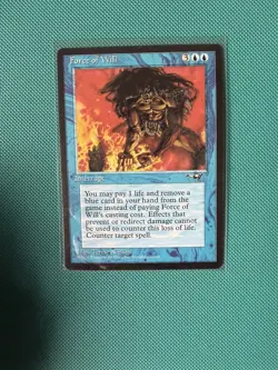 mtg - Force Of Will - Alliances - magic the gathering NM - Image 1