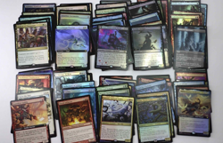 Lot of 50 MTG FOILS only- random FOIL Bulk rare com uncom see description - Image 1