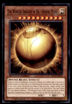 Yu Gi Oh! The Winged Dragon of Ra Sphere Mode SBC2 END03 1st Edition Regular - Image 1