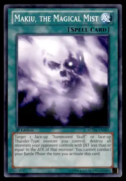 Yu Gi Oh! Makiu the Magical Mist LCYW EN087 LCYW 1st Edition Regular - Image 1