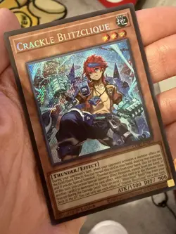 Crackle Blitzclique 1st Edition Secret Rare CORI-EN012 Yu-Gi-Oh! - Image 1