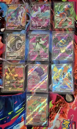 10x Japanese Pokemon EX V Full Art Card Bundle Random SR Secret Rare Job Lot NM - Image 3