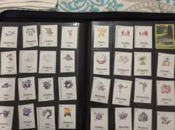 Pokedex Vault X Binder 16 Pocket With 36 Cards And All Pokemon Placeholders - Image 4