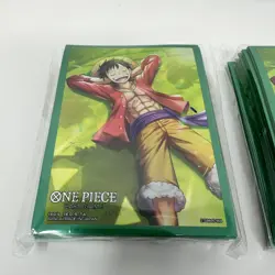 ONE PIECE TCG Official Card Sleeves ST21 EX Deck Monkey Luffy - 2 packs 140 - Image 1