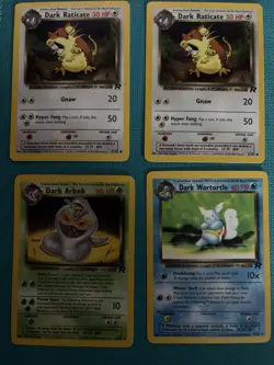 Dark Pokemon - 8 Card Lot - Neo Destiny & Team Rocket - Vintage - Pokemon TCG - Image 2