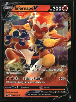 Infernape V Promo SWSH: Sword & Shield Promo Cards SWSH252 NM - Image 1
