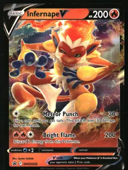 Infernape V - Promo SWSH: Sword & Shield Promo Cards SWSH252 NM - Image 1