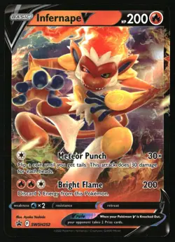 Infernape V - Promo SWSH: Sword & Shield Promo Cards SWSH252 NM - Image 1