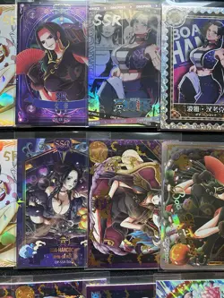 Lot of 30 Boa Hancock One Piece Anime Trading Cards Waifu Cards - Image 3