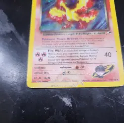 Pokemon TCG Rockets Moltres Holo Rare Card 12/132 Gym Heroes Set - Image 2