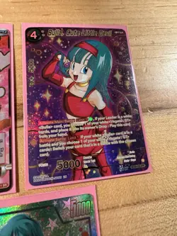 Bandai Dragon Ball Super Card Game Bulma & Bulla Foil/Holo 3-Card Lot - Image 3
