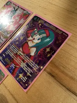 Bandai Dragon Ball Super Card Game Bulma & Bulla Foil/Holo 3-Card Lot - Image 5