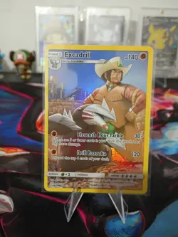 Excadrill & Clay 246/236 Cosmic Eclipse NM Trainer Secret Rare Pokemon Card - Image 1