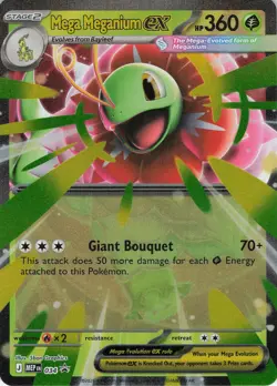 Mega Meganium ex Holo Promo Jumbo Cards 034 NM - Image 1