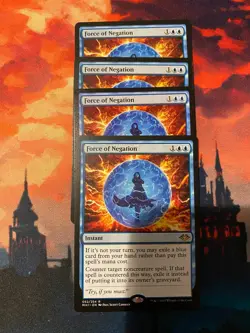 MTG Modern Horizons 1 Force of Negation x 4 - Image 1