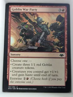 Goblin War Party 131 Common Modern Horizons Magic: The Gathering Near Mint - Image 1