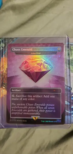 Chaos Emerald - Lotus Petal (7034) Secret Lair Drop Foil - Image 1