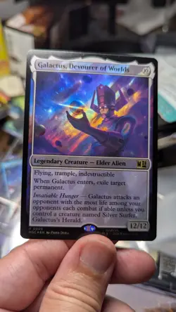 1x Surge Foil Galactus Devourer Of Worlds NM Commander Magic MSC EDH x1 - Image 1