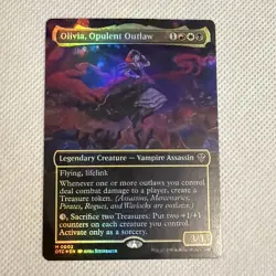 MTG “Olivia, Opulent Outlaw”*BORDERLESS FOIL* Commander: Thunder Junction 02 NM - Image 1