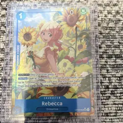 Bandai One Piece CCG Rebecca OP15-053 Super Rare Parallel Alt Art Foil - Image 1