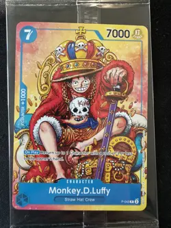 Monkey D Luffy Convention Promo One Piece Promo (Non Foil) Mint P-043 SEALED - Image 1