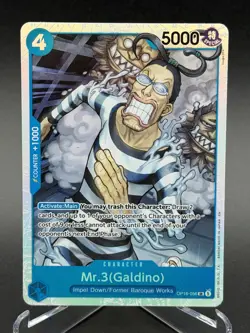 One Piece Time Of Battle Op16-056 Mr.3 (Galdino) SR English - Image 1