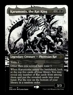Karumonix, the Rat King (Showcase) 307 Foil R Phyrexia: All Will Be One - Image 1