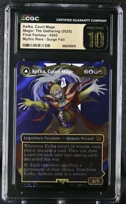 Kefka, Court Mage - MTG FINAL FANTASY SURGE FOIL EXT 0543 CGC Pristine 10 - Image 3