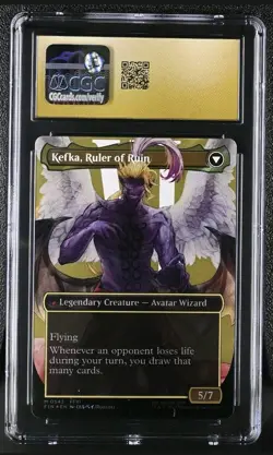 Kefka, Court Mage - MTG FINAL FANTASY SURGE FOIL EXT 0543 CGC Pristine 10 - Image 4