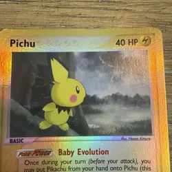 Pichu 20/100 NM Reverse Holo ex Sandstorm eReader Rare NM - Image 2