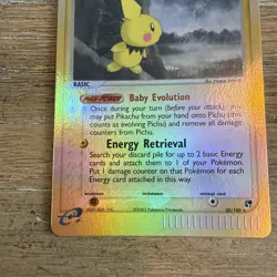 Pichu 20/100 NM Reverse Holo ex Sandstorm eReader Rare NM - Image 3