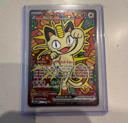 Meowth ex 121/088 Perfect Order SIR Pokemon TCG English (NM/M) - Image 1