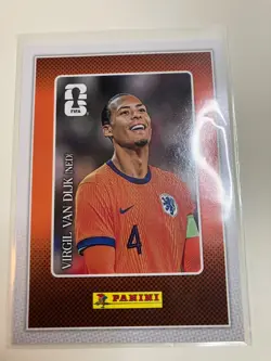 Virgil Van Dijk 2026 Panini FIFA World Cup Exclusive Card #6 Portrait - Image 1