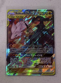 Reshiram & Zekrom GX Cosmic Eclipse #157/236 Pokemon TCG NM-M 🔥 - Image 1