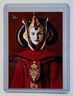 Padme Amidala Limited Edition Artist Signed "Star Wars" Trading Card 5/10 - Image 1