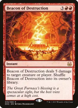 MTG BEACON OF DESTRUCTION PLAYED - - FARO DELLA DISTRUZIONE - FD - MAGIC - Image 1