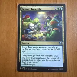 Lessons From Life - TMNT - Teenage Mutant Ninja Turtles MTG Magic The Gathering - Image 1