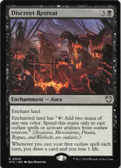 Discreet Retreat R Commander: Outlaws of Thunder Junction 20 NM MTG - Image 1