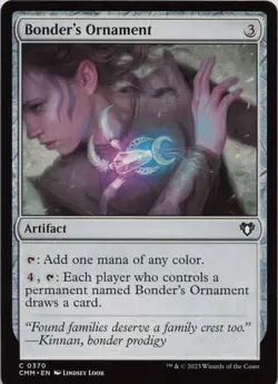 Bonder's Ornament C Commander Masters 370 NM MTG - Image 1