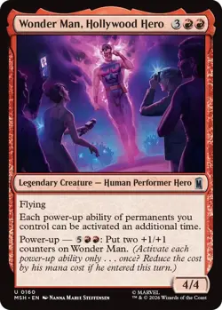 (Preorder) MTG - [MSH - 160] Wonder Man, Hollywood Hero Foil - Marvel Super H... - Image 1