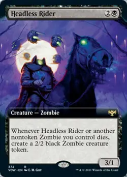 MTG HEADLESS RIDER FOIL EXC - CAVALCANTE SENZA TESTA - VOW X EN - MAGIC - Image 1