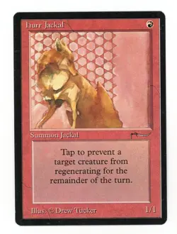 Magic the Gathering Arabian Nights Hurr Jackal NM - Image 1