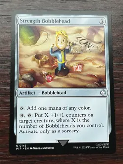 1x STRENGTH BOBBLEHEAD - Fallout - MTG - Magic the Gathering - Image 1