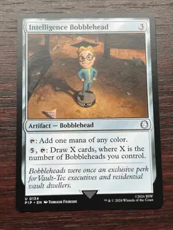 1x INTELLIGENCE BOBBLEHEAD - Fallout - MTG - Magic the Gathering - Image 1