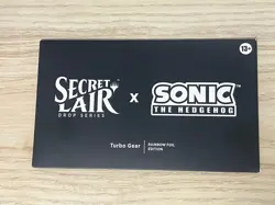 MTG 💎 Secret Lair x Sonic: Turbo Gear Foil ✨Edition IN HAND SHIPS ASAP - Image 1