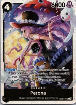 Perona (045) Foil SR Extra Booster: One Piece Heroines Edition EB03-045 NM - Image 1